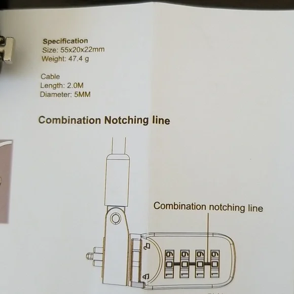 Notebook Computer Cable Lock - Picture 3 of 3